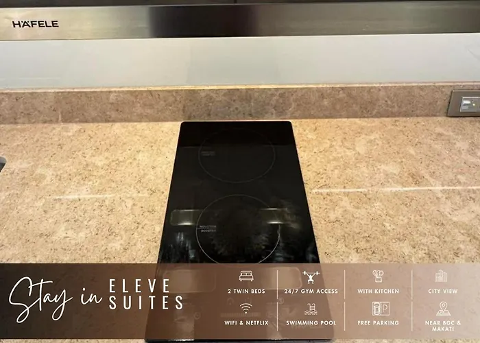 Hotel Eleve Twin At Novotel Residences At Acqua Near Bgc And Makati 5*