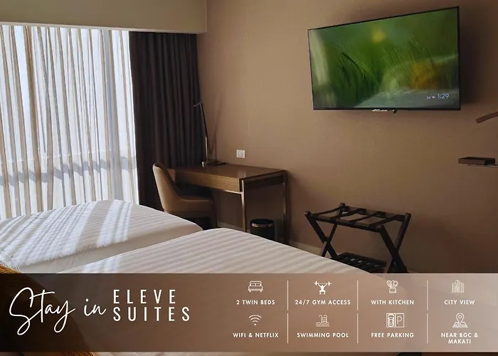 Eleve Twin At Novotel Residences At Acqua Near Bgc And Makati 5* Manila