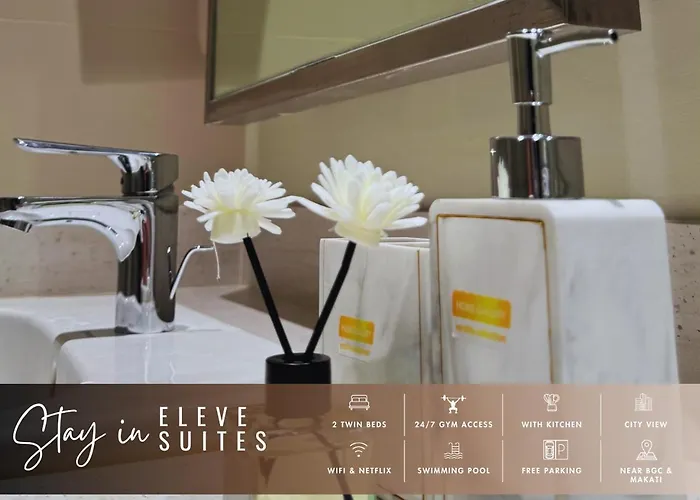 Eleve Twin At Novotel Residences At Acqua Near Bgc And Makati Hotel 5*