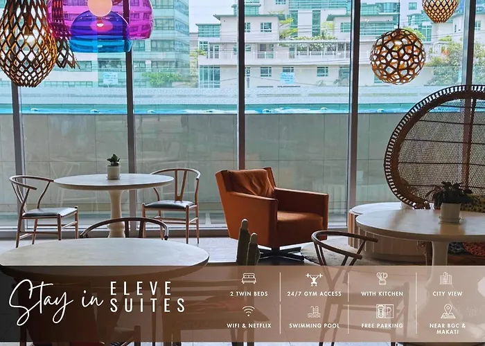 Eleve Twin At Novotel Residences At Acqua Near Bgc And Makati