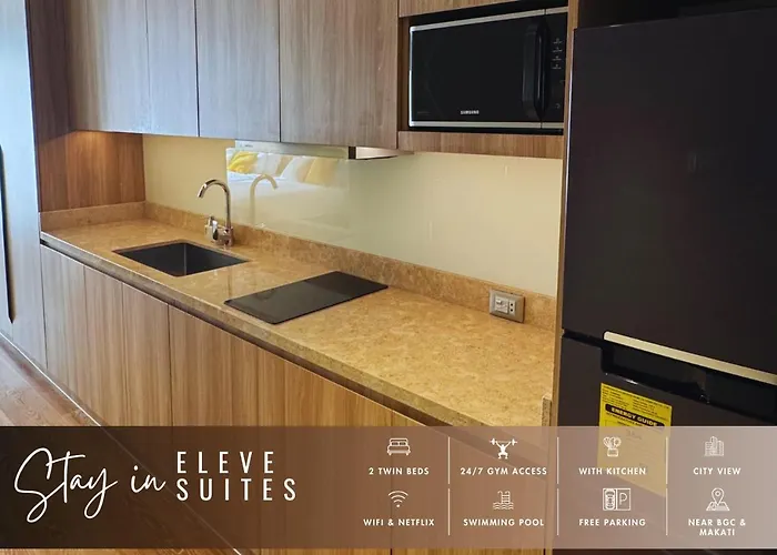 Eleve Twin At Novotel Residences At Acqua Near Bgc And Makati Hotel 5*