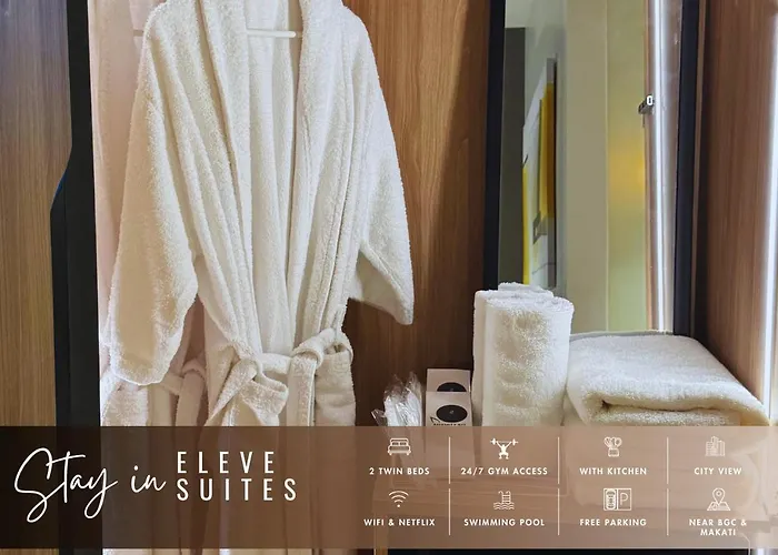 Hotel Eleve Twin At Novotel Residences At Acqua Near Bgc And Makati Manila