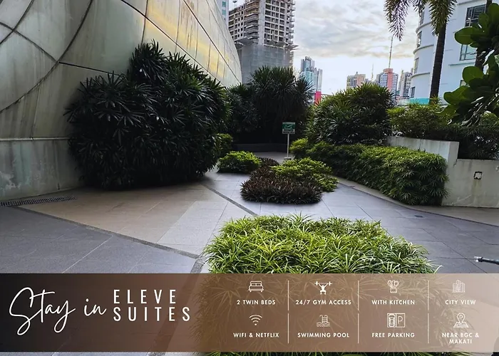 Eleve Twin At Novotel Residences At Acqua Near Bgc And Makati Hotel 5*