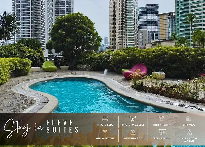 Eleve Twin At Novotel Residences At Acqua Near Bgc And Makati Manila